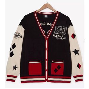 DC Comics Batman Harley Quinn Icons Women's Cardigan Nwt Size Medium